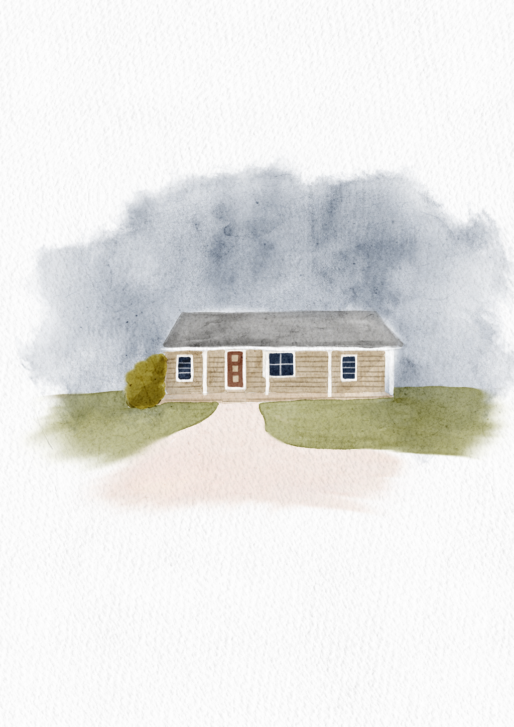 Custom House Portrait(DIGITAL FILE ONLY)